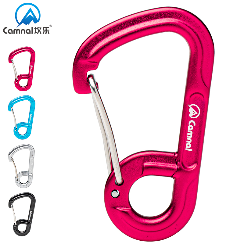8 word carabiner Travel backpack water bottle buckle Camping hook keychain Cyclops quick hang Aluminum alloy D-type quick hang