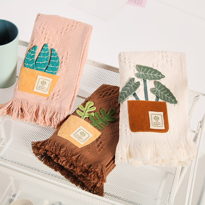 Pure cotton wash face towels Home adult men and women Paall-cotton soft absorbent children cartoon Han version thick towel large size