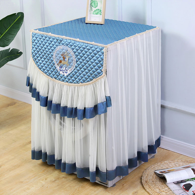 Washing machine anti-dust cover cloth art anti-dust sun protection cover cloth Siemens Panasonic Haier 10 kg small swan universal drum