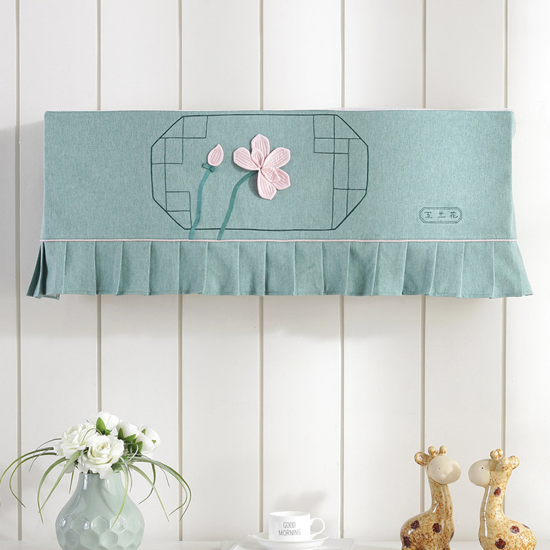 Wall-mounted cold air hood boot up not perfect bedroom cloth art 1p1 5P2 pig force universal hanging dust cover air conditioning cover