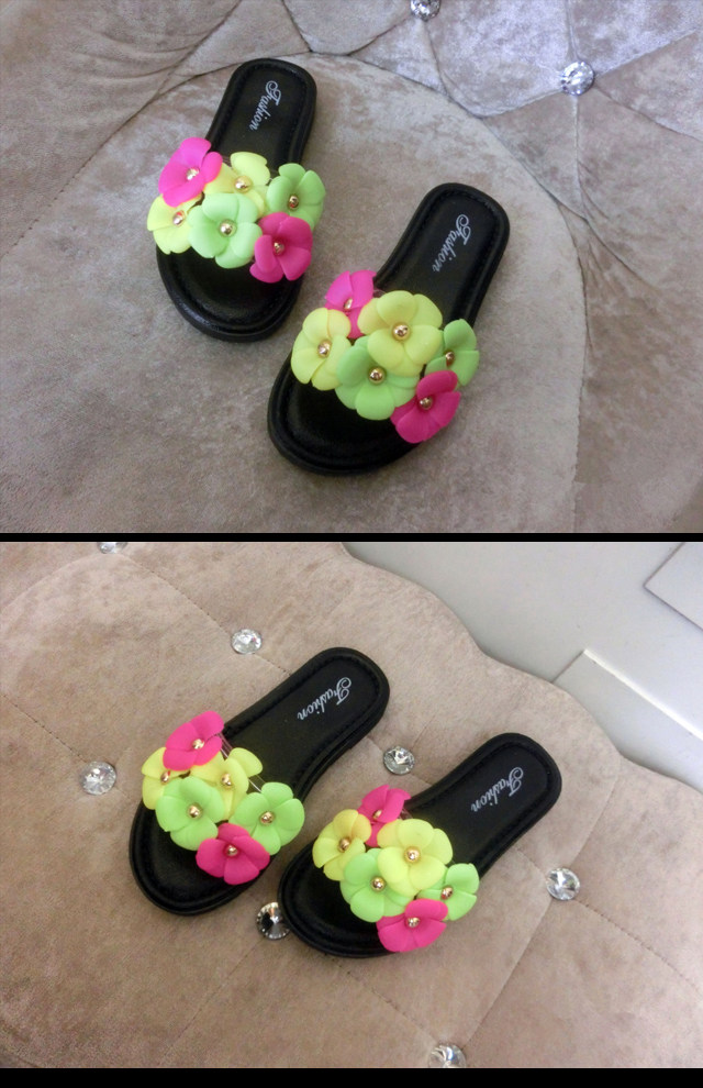 Pantoufles enfants en autre pour été - semelle caoutchouc antidérapant - Ref 986370 Image 12