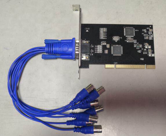 8CH video surveillance capture card_Fully compatible_Support XP_win7_32 mobile phone remotely