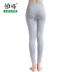 Sợi tre nữ dài quần mảnh duy nhất của mỏng phương thức xà cạp của phụ nữ quần dài mặc chặt chẽ quần ấm quần bó sát cho nam Quần nóng lên