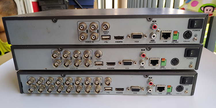 Secondhand Sea Convisees 7804 7808 7816H High Definition 16 Analog Hard Disc Recorders Mobile Phone Remote 8 4 Way