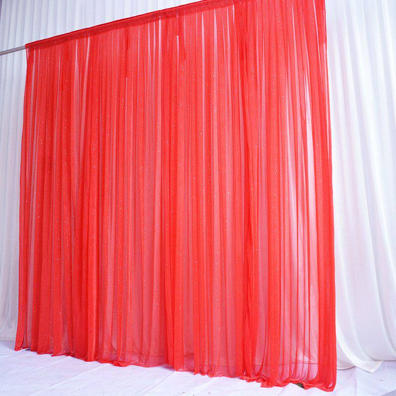 Wedding Celebration Background Decoration Beating Bottom Mantle Beauty Yarn Fabric Mantle Undercloth Curtain Busschmann Creative Stage Drapery Scene Arrangement