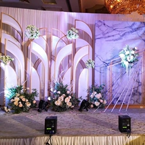 Wedding props wrought iron screen Bohemia Phantom ornaments sunshine film decoration stage layout background props