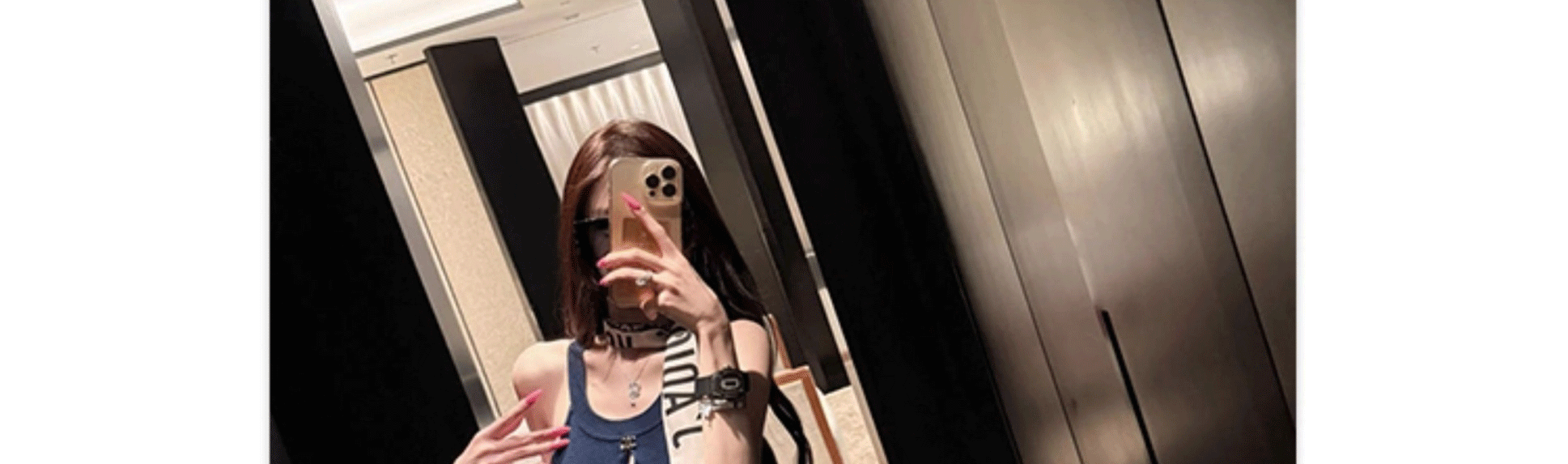 한국 품격 명문 여성 로얄 자매 센스 행침 목 드레스 섹시함 핫걸 몸매 가꾸기 슬림해 보이는 타이트 스커트 연회 작은 드레스 상세 이미지 8