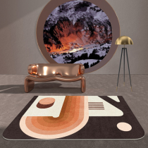 Jinghua original design space age carpet living room tea table mat special-shaped abstract bedroom light luxury