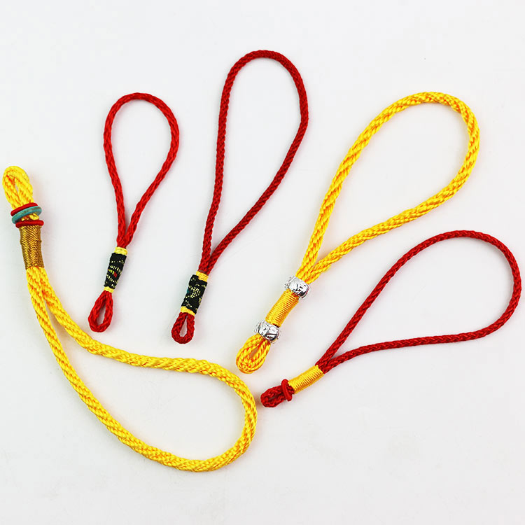 Weaving China knot mobile phone protective case lanyard hanging key wallet U disk short pendant small hanging rope 10 price