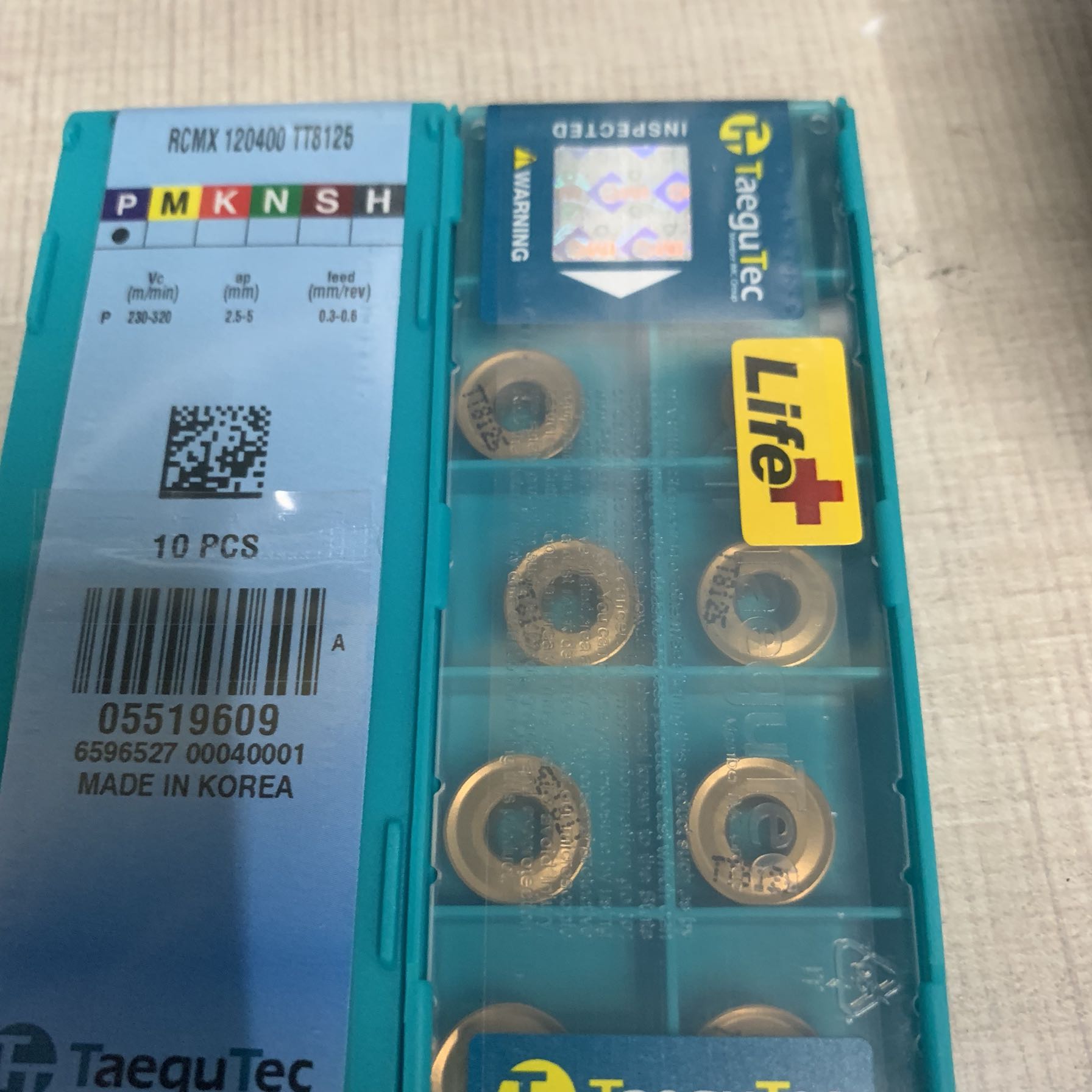 Tefixk numerical control blade RCMX120400 TT8125 steel piece amount multi-preference invoiced