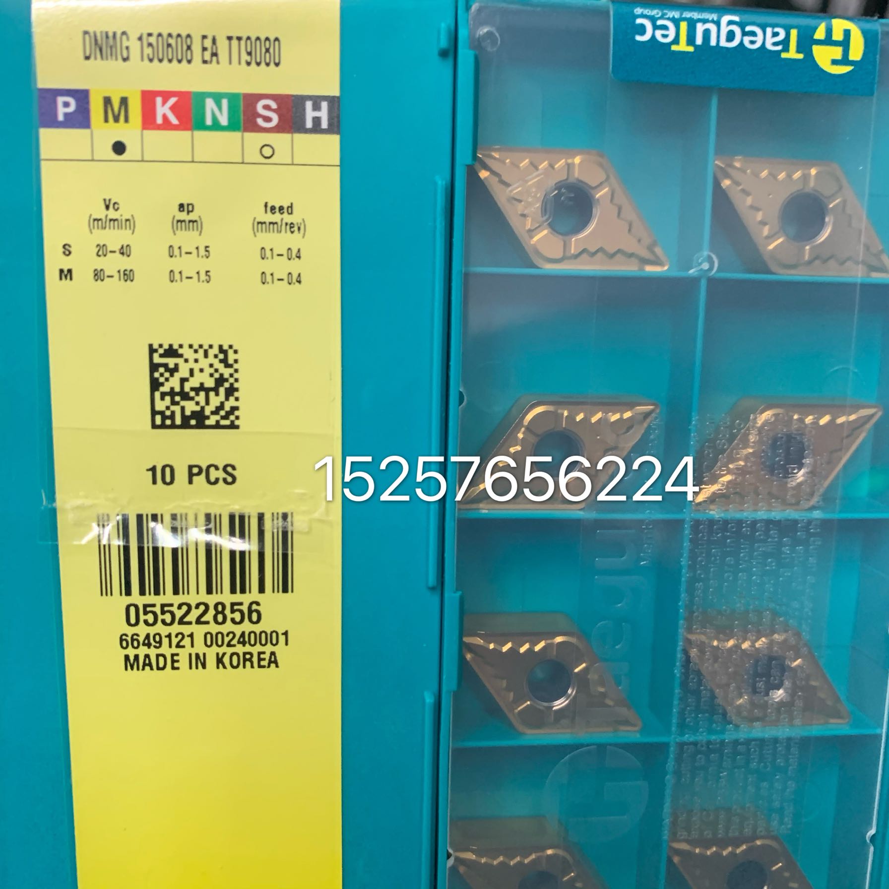 Tefixk numerical control blade DNMG150608 EA TT9080 stainless steel plenty of spot special price