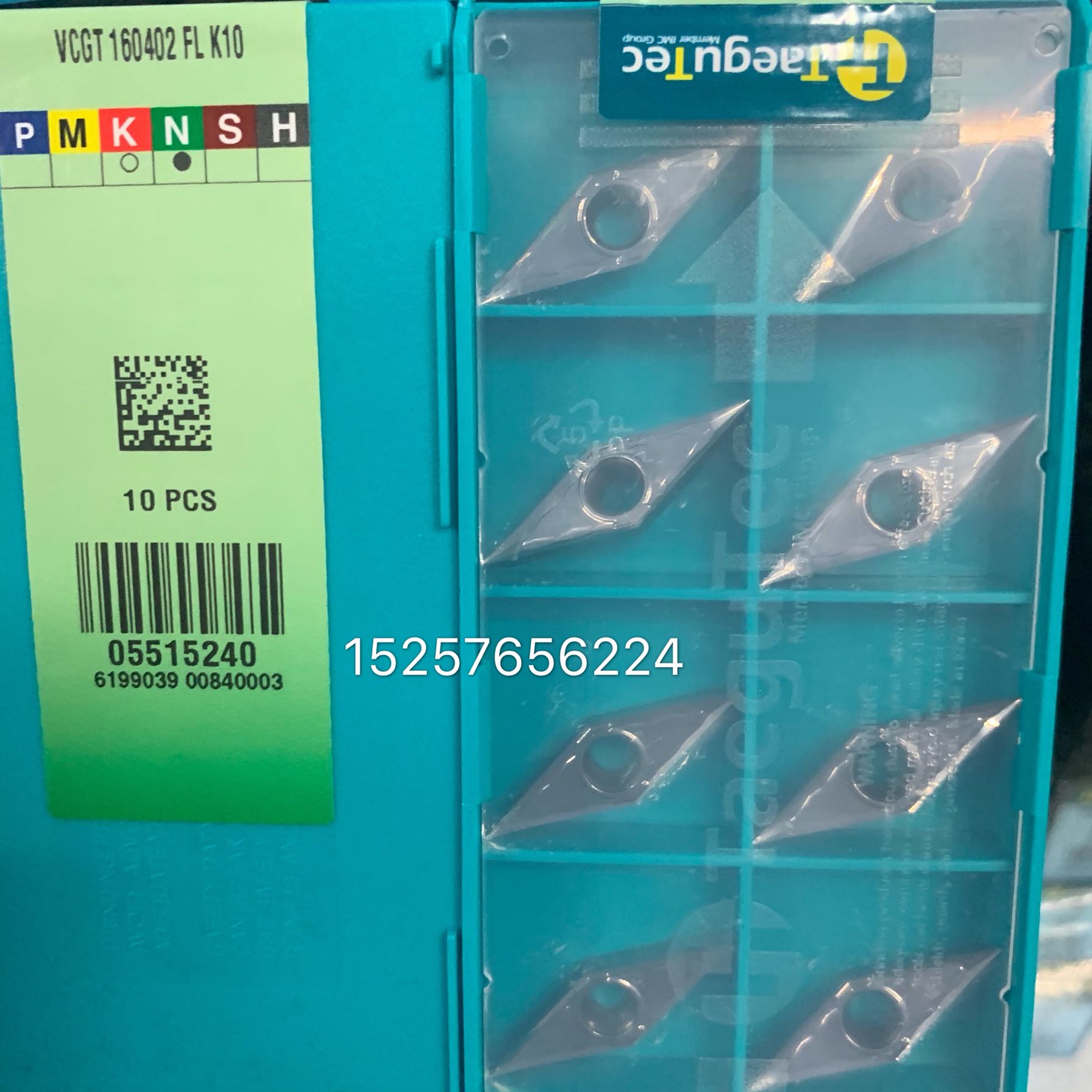 Tefixk Numerical Control Blade VCGT160402 FL K10 aluminum alloy slapping for quotation