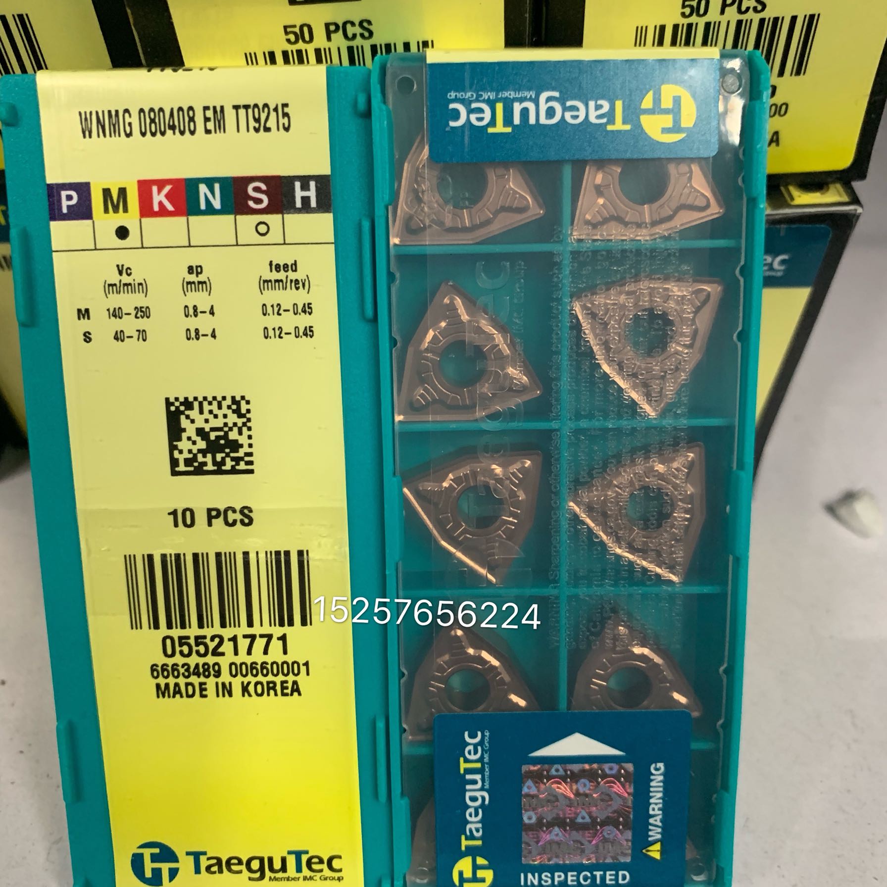 Tefixk numerical control blade WNMG080408 EM TT9215 TT9080 stainless steel can be invoiced