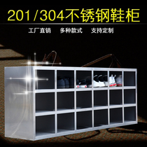 Customized 201 304 stainless steel shoe cabinet dust cleaning workshop more shoe lab single - sided shoe cabinet with locked shoe cabinet