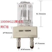 230V1000W spotlight bulb film and TV lamp with halogen tungsten quartz bulb camera lamp tungsten filament bulb G22