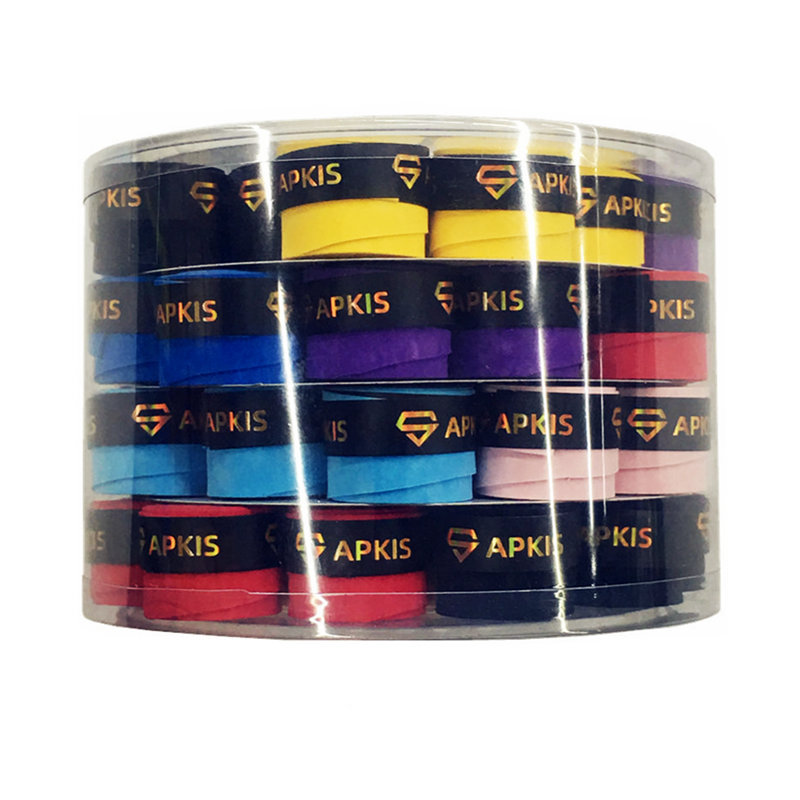 apkis winning fan badminton racket frosted hand gum suction sweats with stickiness perforated fish rod handle strap mesh racket non-slip