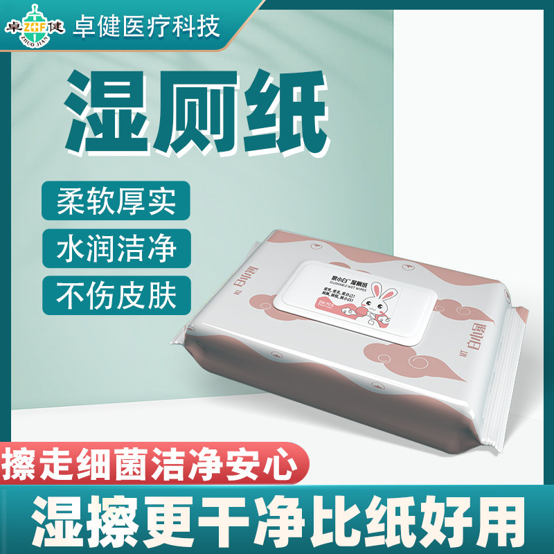 湿厕纸大包可降解便携单片医用消毒擦屁股私处杀菌厕纸清洁湿厕巾