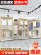 Clothing store display rack double-layer iron clothing rack floor-standing men's and women's clothing shelves fashion store clothes rack