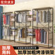 Clothing store display rack display rack floor-standing men's and women's clothing store double-layer combination clothes shelf display hanger