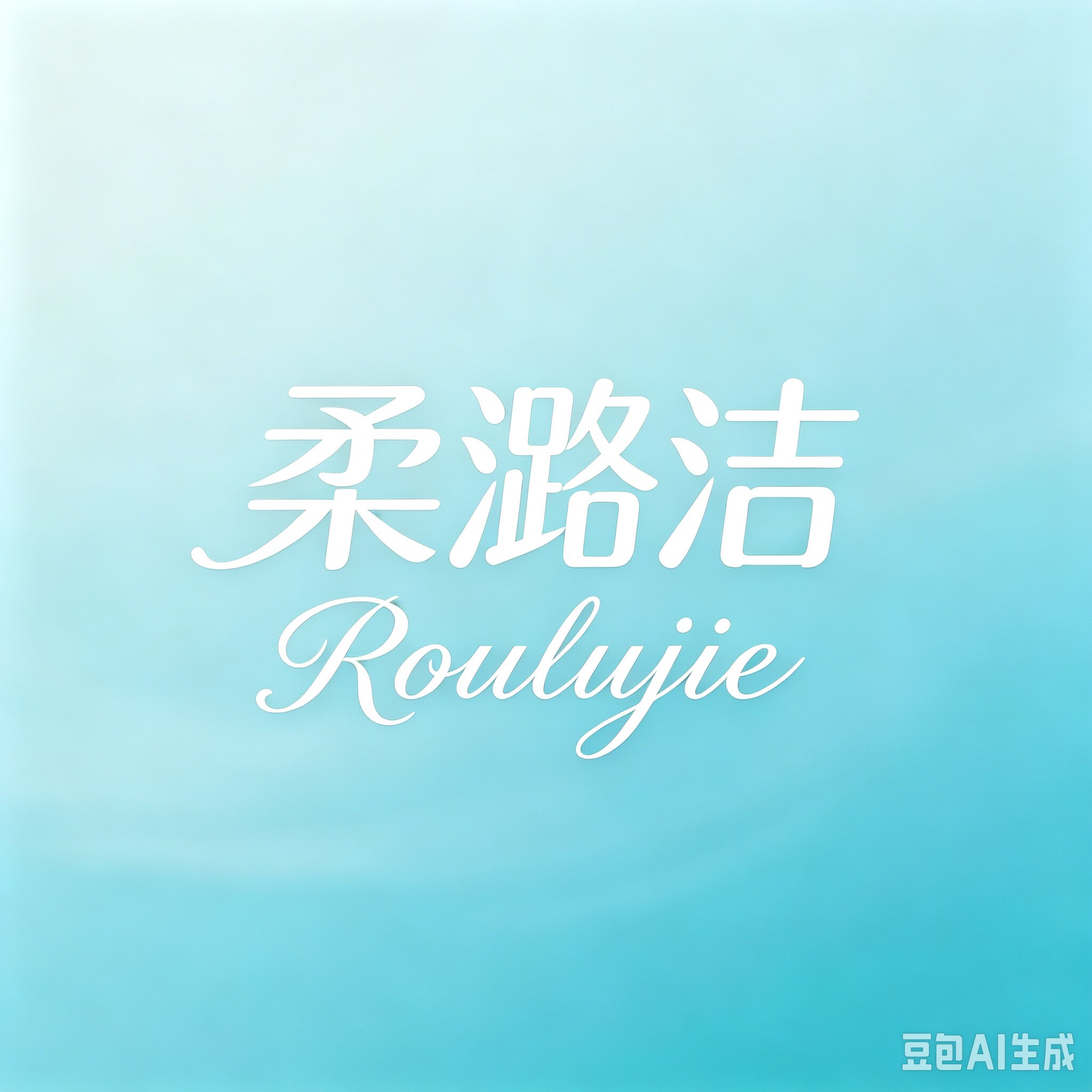 柔潞洁卫浴的LOGO