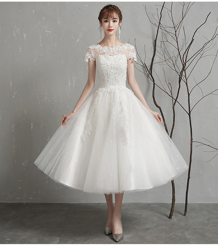 Light Gauze Bridesmaid Dress 2024 New Summer Sister Group Dress Mid-Length Slimming Graduation Host Choir Performance Dress