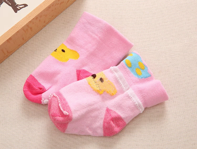 Vớ trẻ sơ sinh vớ cotton sơ sinh 0-3-9-12 tháng Nam và nữ Baby vớ chống trượt vớ sàn mùa xuân và mùa thu vớ chống trơn cho bé