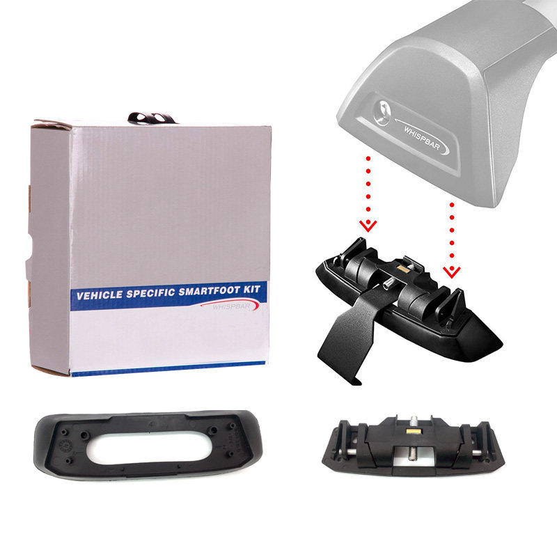 Whispbar luggage rack cross bar special car special fixer rubber base smartfoot tool kit accessories