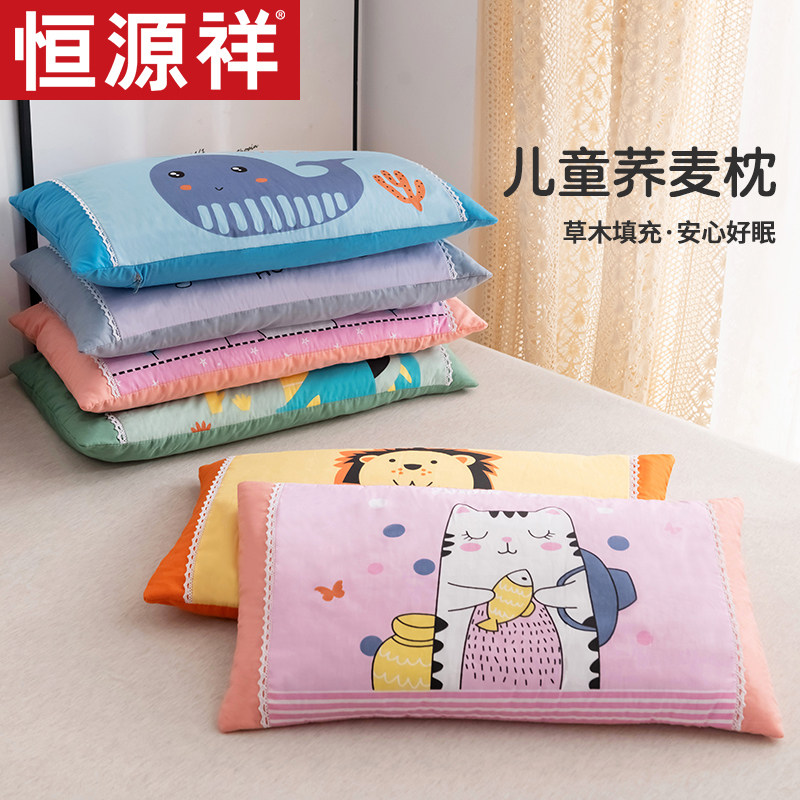 Hengyuanxiang children's buckwheat pillow Four Seasons universal sweet buckwheat shell summer kindergarten baby cartoon pillow students