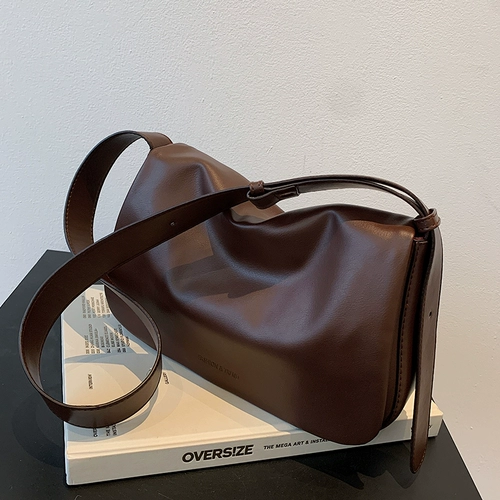 Модная универсальная сумка на одно плечо, городской стиль, из натуральной кожи