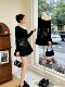 Pure lust style dress, great-looking two-piece temperament suit, unique design for women, new winter girdle trend