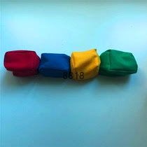 Cube 250g Pure Color Drops Small Sandbag Students Young Children Throw Games Toys Monochrome Canvas Sandbags