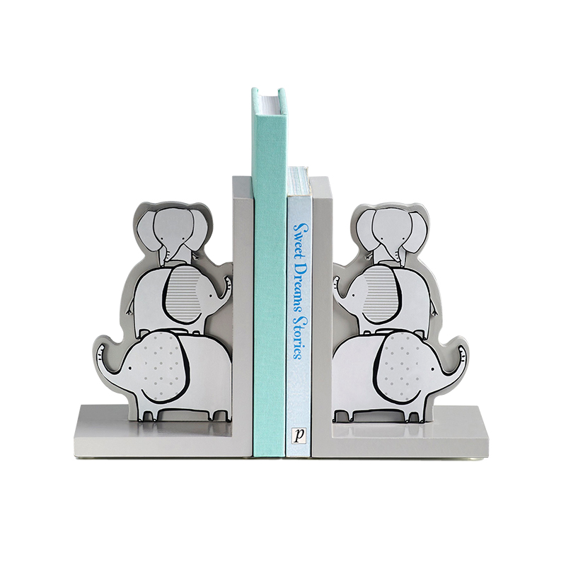 Bookstand Desk Shelf Creative Cute Book Bookend Cartoon Elephant Desktop Decoration Bookend Ornament