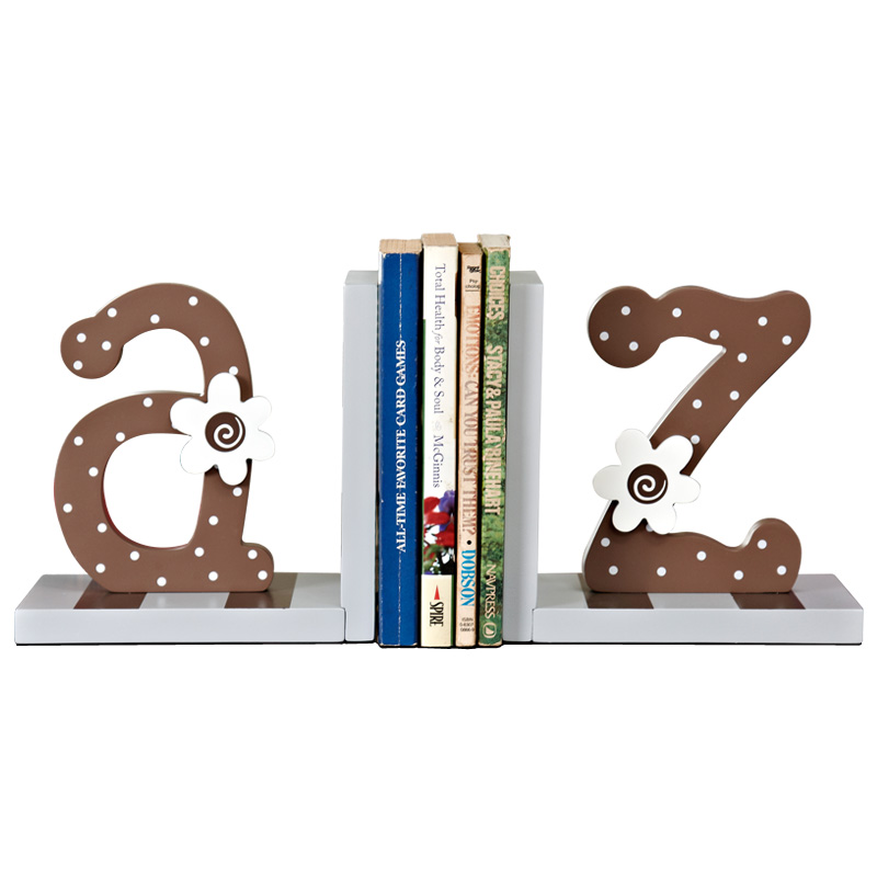 American alphabet Home Decorative Goods Book Stand Swing Piece Children's House Clothing Desktop Book Collection Shelf Books Rely On Book Blocking