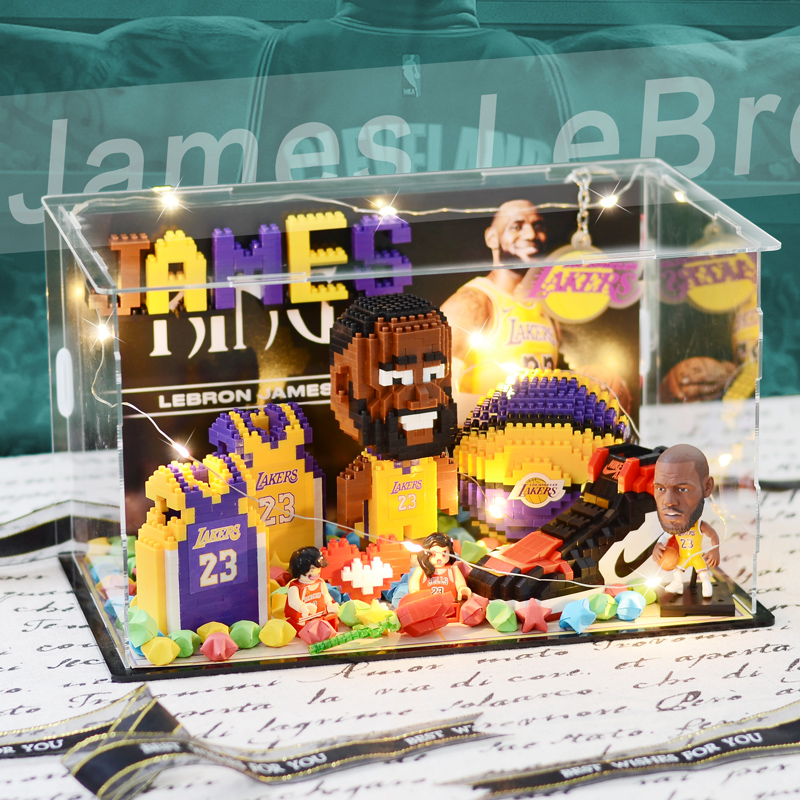 Cosby James model basketball model Souvenir Perimeter Assembly Building Blocks Kuri Doncic Guys Day Gifts