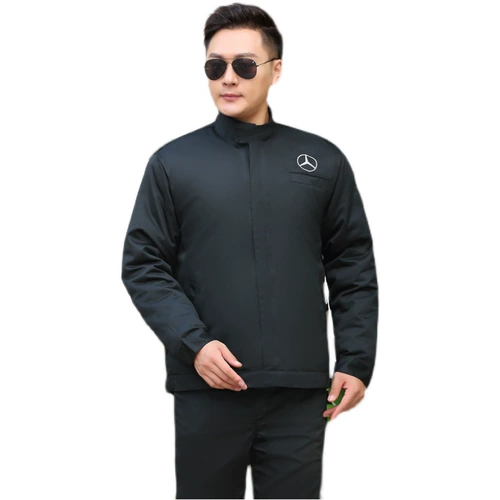 Новая рабочая одежда Mercedes-Benz, хлопковое пальто, мужские топы, мастерская Winter 4S после продажи, автомобильная ремонт, теплая рабочая одежда, утолщенная настройка