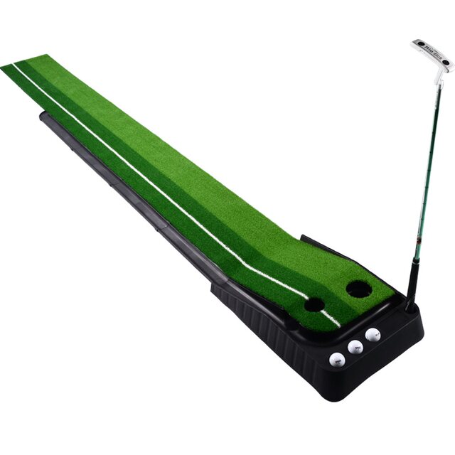 Golf Indoor and Outdoor Office Green Course Mini Fairway Putting Practice Device Home Practice Blanket Set