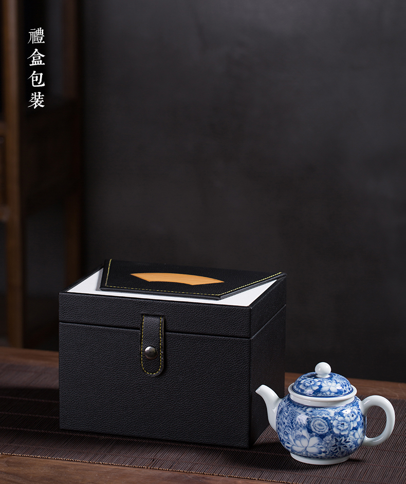 Teapot all hand kung fu tea set home tea exchanger with the ceramics jingdezhen porcelain firewood spend little Teapot