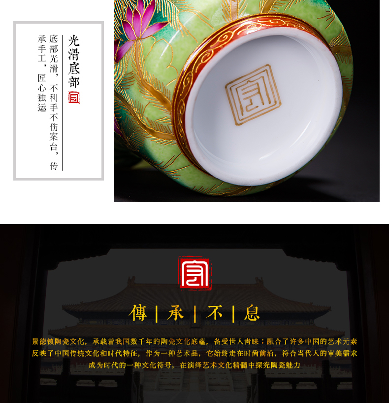 Checking out retro tureen kung fu tea cups of jingdezhen ceramic tea bowl lotus colored enamel three tureen