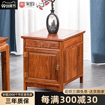 Hedgehog red sandalwood sideboard new Chinese solid wood porch cabinet Rosewood locker tea cabinet wine cabinet side cabinet