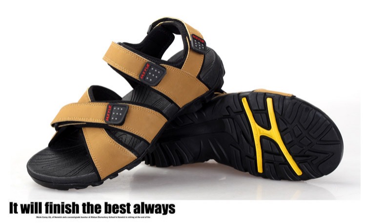 Giày nam nam sandal đế dày Rome ngoài trời sandal da mùa hè Giày đi biển mùa hè phiên bản Hàn Quốc của xu hướng dép Việt Nam giay the thao nam