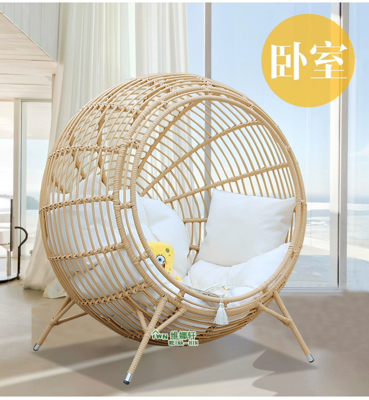 Trẻ em của đạo cụ chụp treo blue bird nest ghế ngoài trời nội thất sân vườn mây sàn chim của tổ ghế đu ghế