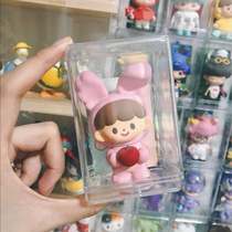 Blind box storage display stand Hand-made dustproof tank cover Transparent Acrylic single doll doll bubble Matt cabinet