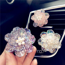 Colorful flowers creative car air conditioning air outlet decorations aromatherapy clip personality fashion car interior goddess model
