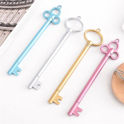 Wedding ceremony sense key gel pen wedding creative black water-based pen groom vows game card signature pen