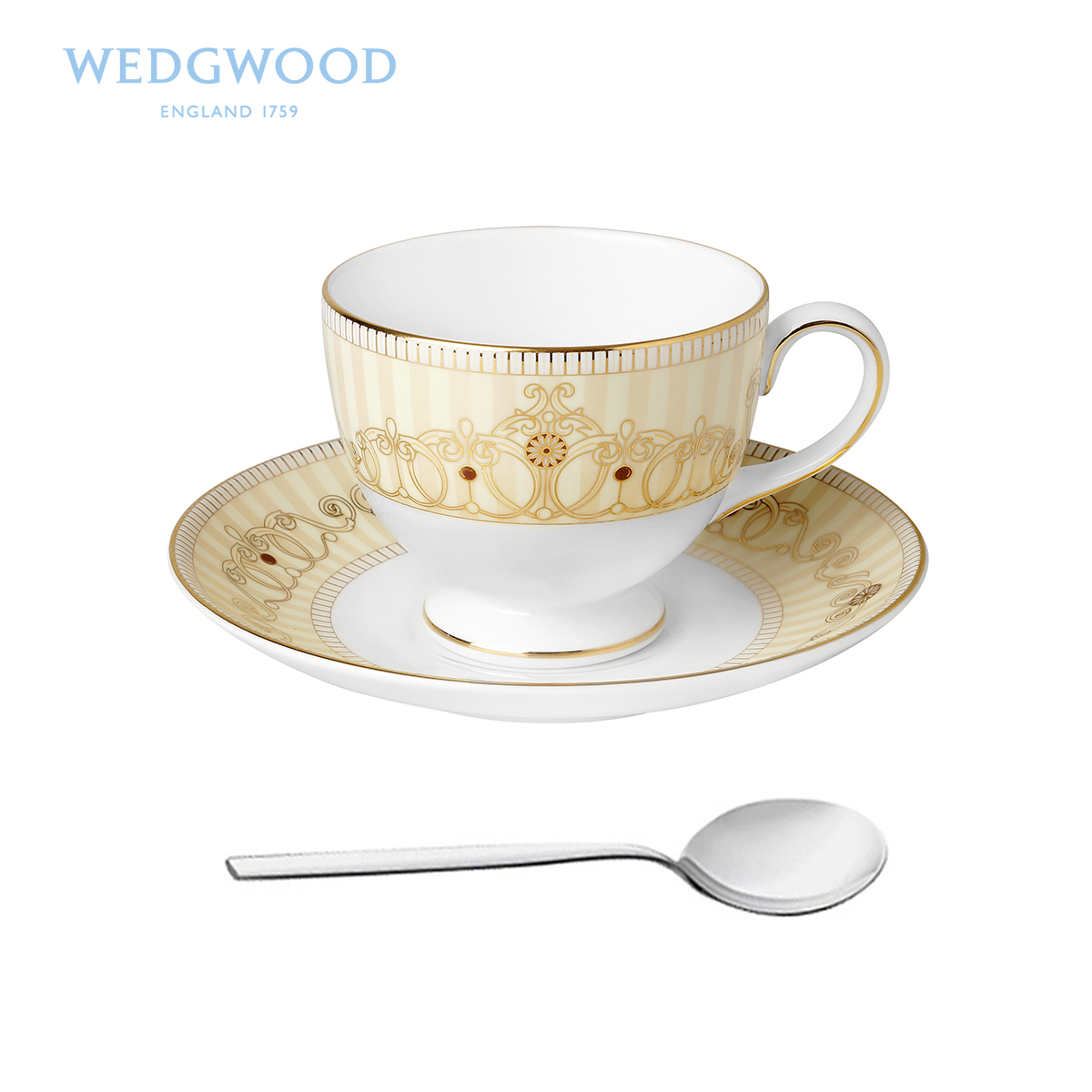 British Wedgwood Alexandra Alexander blue standard CPU + ipads China tea/coffee cups and saucers