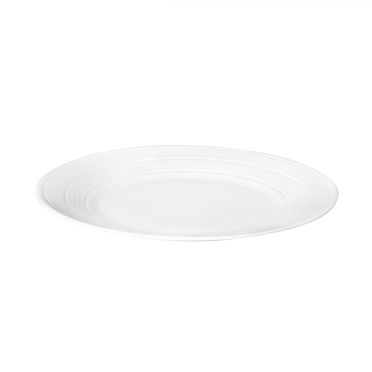 Wedgwood Jasper Conran White 18/23/27 cm embossed flat European - style ipads porcelain tableware