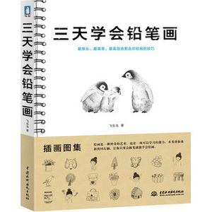 3天学会铅笔画 飞乐鸟 铅笔绘画从入门到精通 艺术绘画基础入门 绘画教程 素描书入门基础教程 零基础学素描 中国水利水电