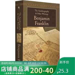 正版 The Autobiography and Other Writings 儿童读物原版书 原版书 英文原版读物