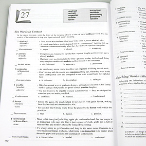 【旧版】词动力Townsend Press英语词汇学习 英语词汇飞跃 第二版第2版 Advanced Word Power 英语专业八级TEM8 GRE高阶适用