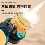 Li Ning, водонепроницаемые профессиональные очки для плавания без запотевания стекол подходит для мужчин и женщин, водонепроницаемый плавательный аксессуар, плавательная шапочка, комплект, дайвинг